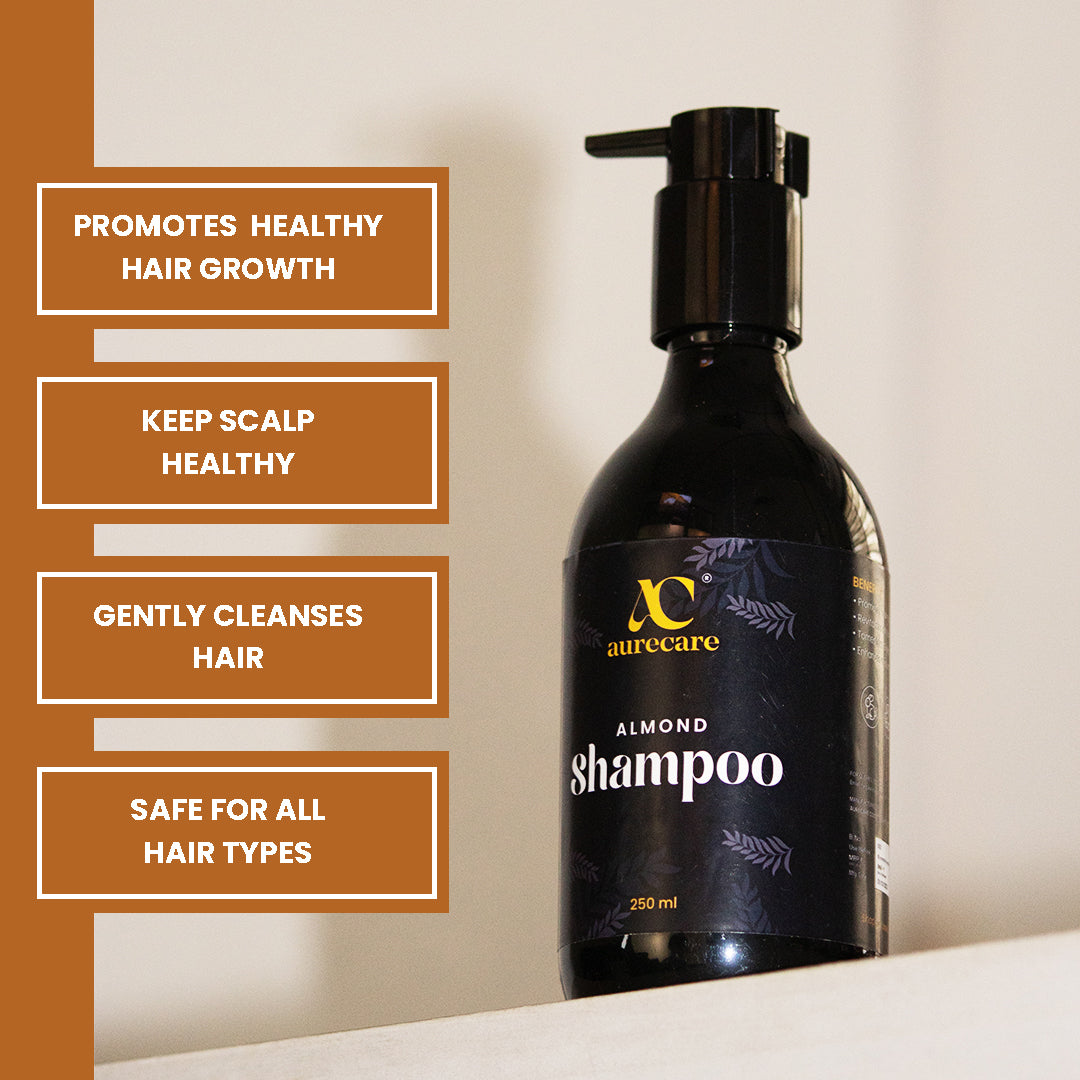 Almond Shampoo For Hair Growth & Hair Fall Control - 250ml