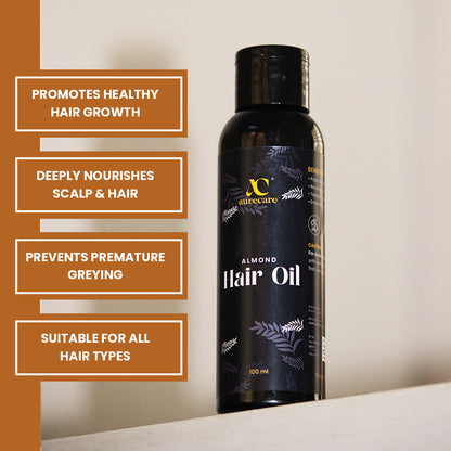 Almond Shampoo & Hair Oil - Pack Of 2