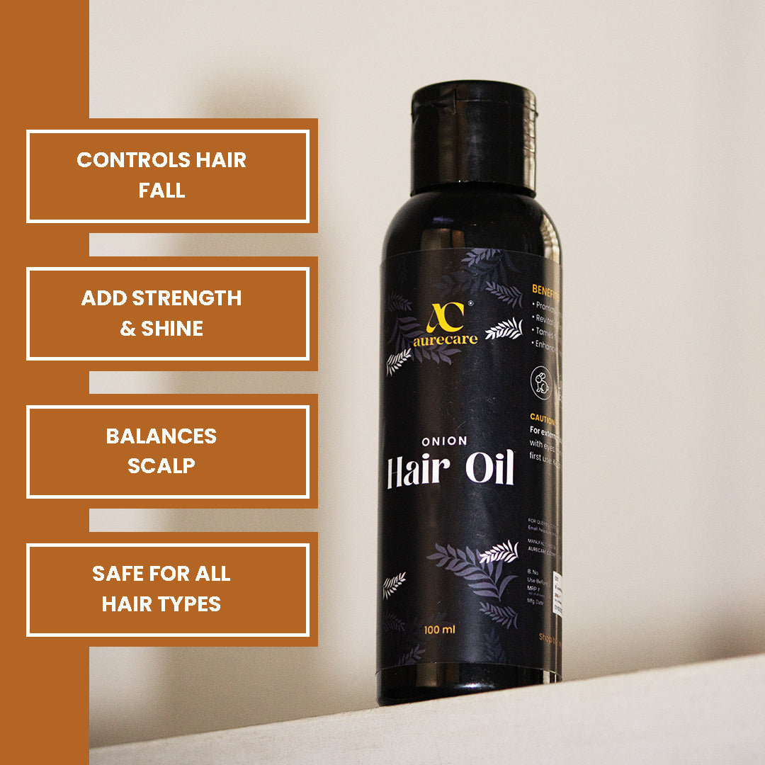 Onion Shampoo & Hair Oil - Pack Of 2