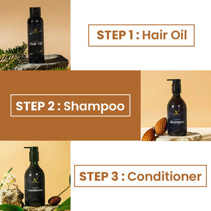 Almond Shampoo For Hair Growth & Hair Fall Control - 250ml