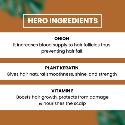 Onion Shampoo For Hair Growth & Hair Fall Control - 250ml