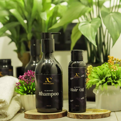 Almond Shampoo & Hair Oil - Pack Of 2